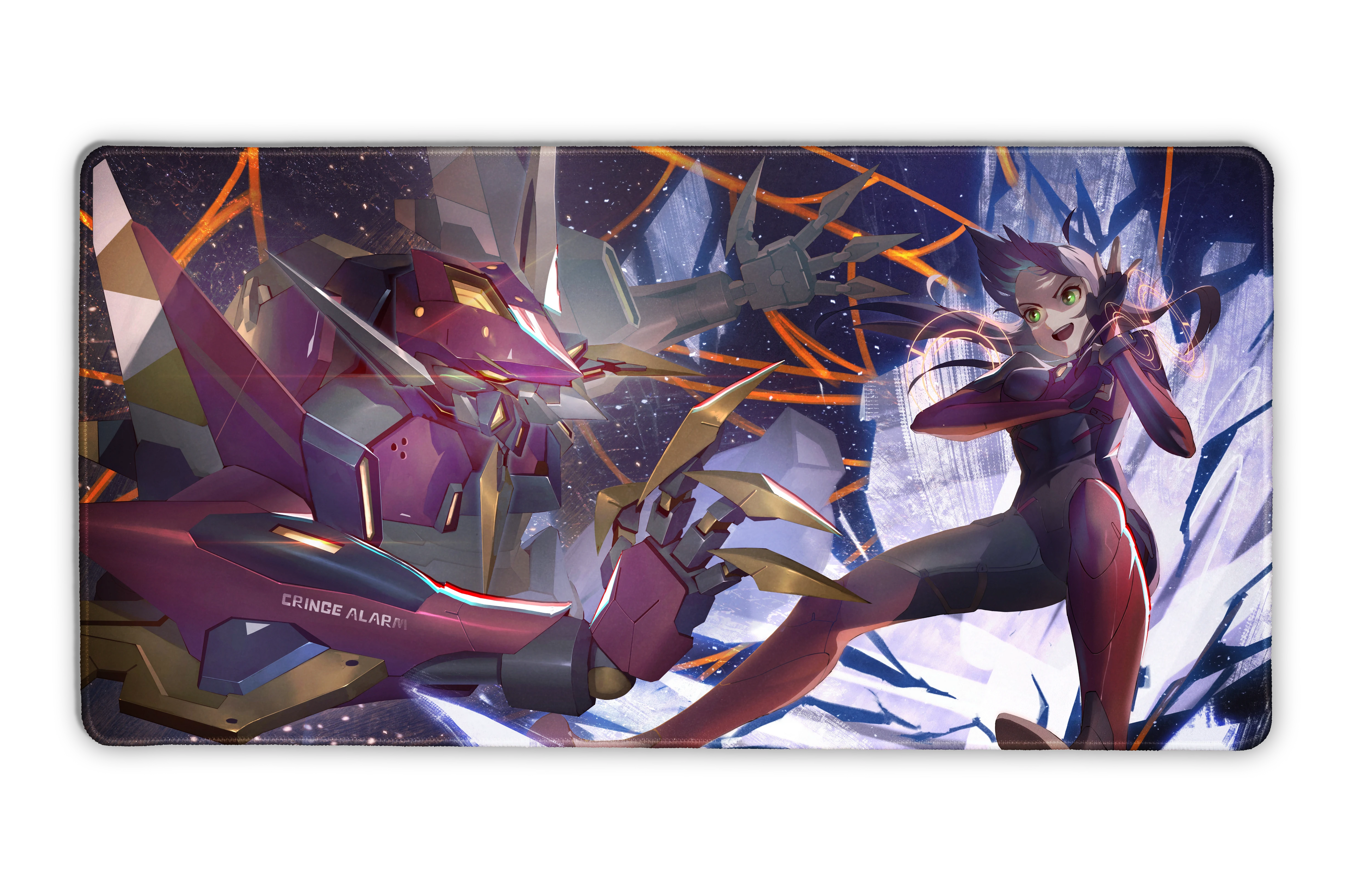 glide. x CringeAlarm Desk Mat