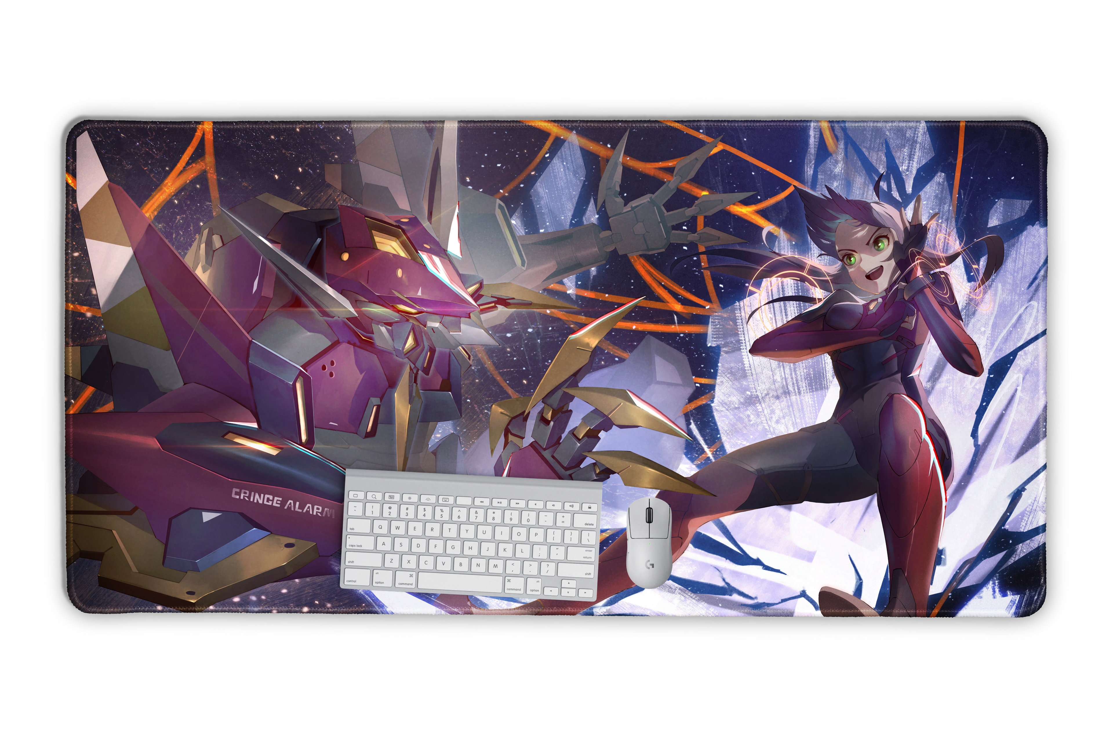 glide. x CringeAlarm Desk Mat