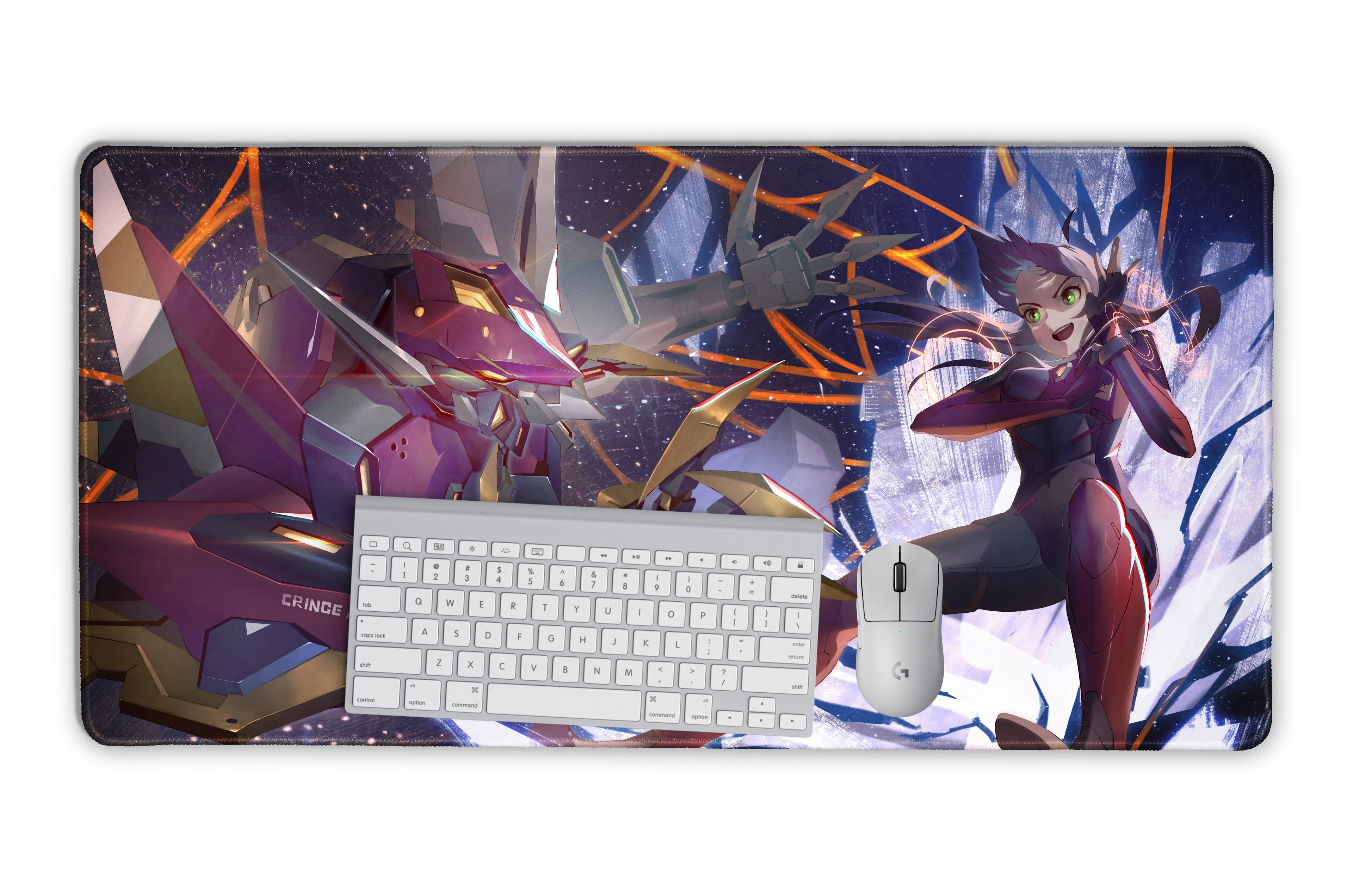 glide. x CringeAlarm Desk Mat